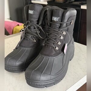 MEN'S KHOMBU COLD RATED GLACIER BOOTS, BLACK, LACE UP, SIZE 12